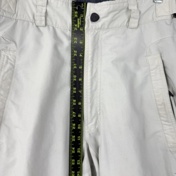 BURTON Universe Snowboard Ski Pants White Insulated Mesh Lined Men’s L - Picture 9 of 14